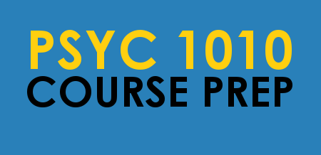 PSYC 1010 - Course Prep