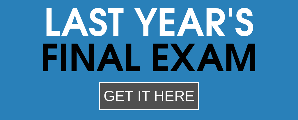 Last year's Final Exam: get it here