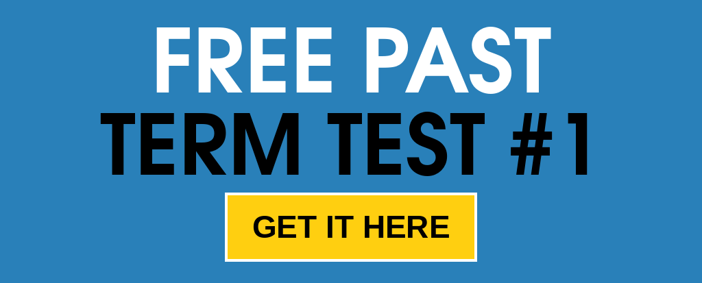 Free past Term Test 1 with video solutions: get it here